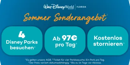 Disney 2024 Sommer Sonderangebot Ticket