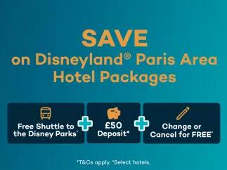 Save on Disneyland Paris Area Hotel + Ticket Packages with AttractionTickets.com
