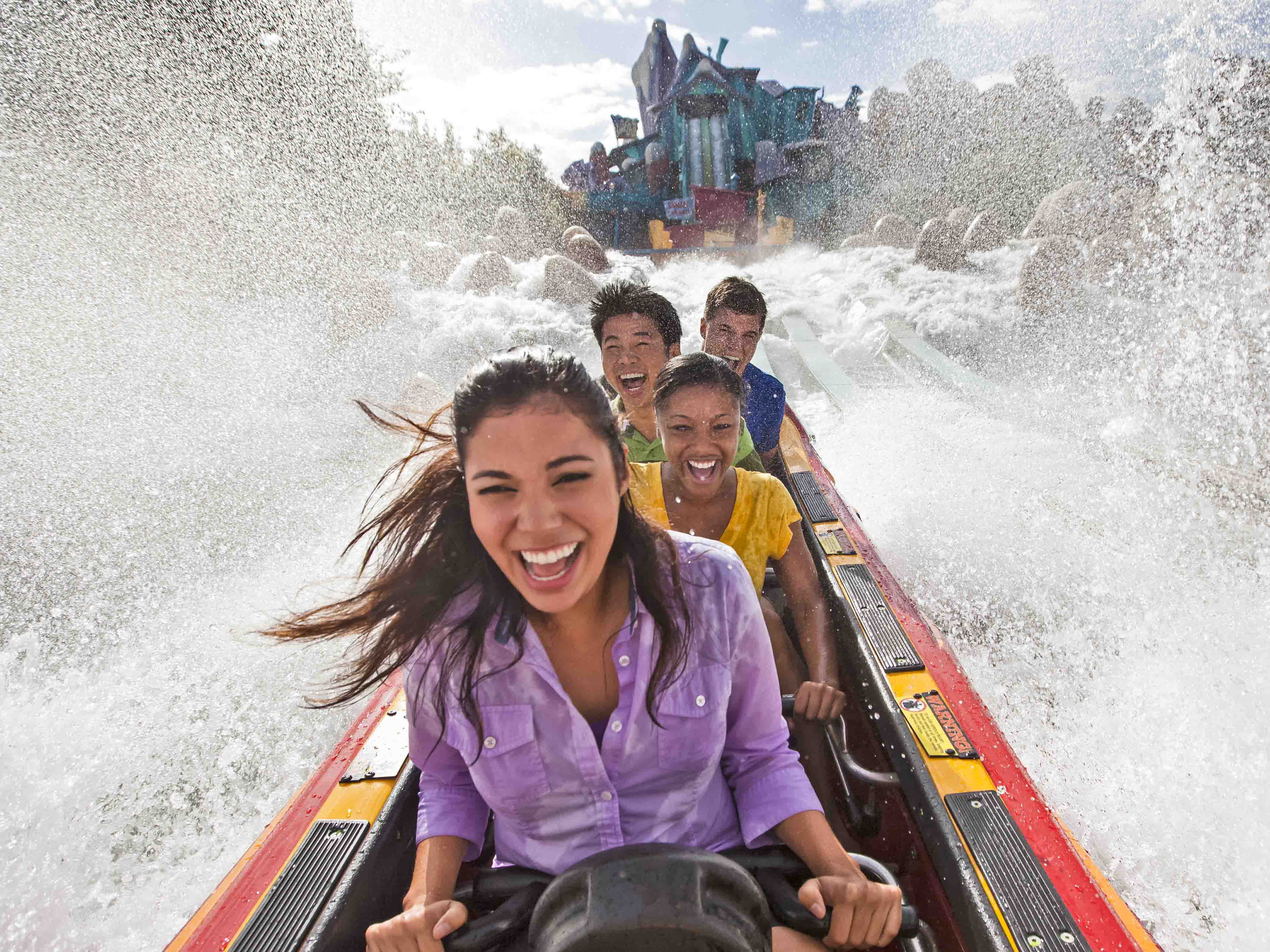 Water riding. Water Ride.