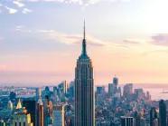 Blick auf die Skyline in New York