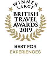 British Travel Awards 2019 Winner Best For Experiences