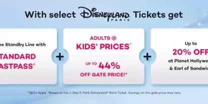 Disneyland Paris Adults at Kids Prices 