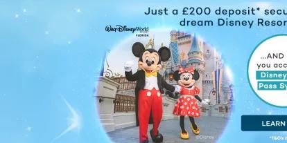Disney World Hotels - Deposit Offer - £200 deposit secures your dream Disney Resort Hotel