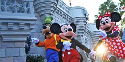 Disney Charaters in Magic Kingdom