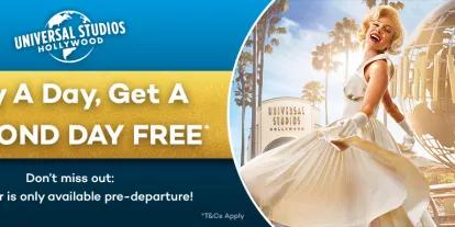 Universal Studios Hollywood - Buy a Day, get a 2nd Day Free!