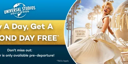 Universal Studios Hollywood - Buy a Day, get a 2nd Day Free!