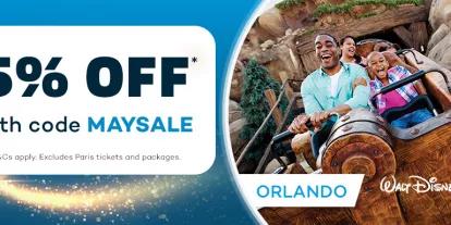 Get 5% off most attraction tickets on AttractionTickets.com with Code MAYSALE