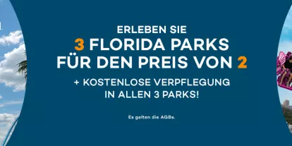 3 Parks zum Preis von 2 mit All-Day-Dine