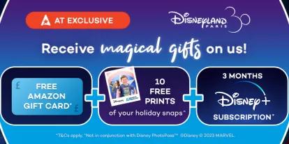Get a Free Amazon Gift Card when booking Disneyland Paris Tickets with AttractionTickets.com