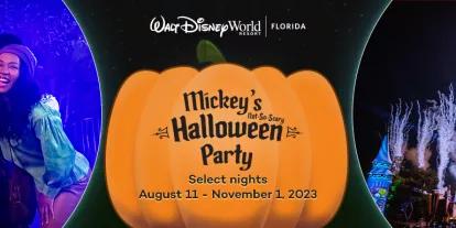 Mickey's Not So Scary Halloween Party 2023 Tickets Now On Sale