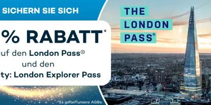 Erhalten Sie 10% Rabatt auf den The London Pass oder Go City: London Explorer Pass
