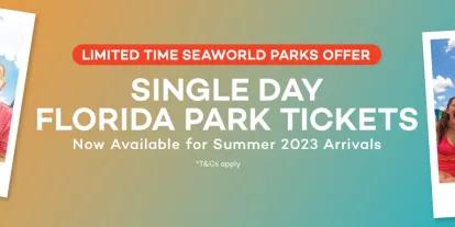 Single Day SeaWorld Parks Tickets - Limited time offering for summer 2023
