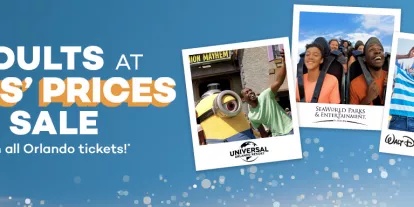 Adults at Kids' Prices Orlando Sale