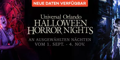 Neue Daten für Halloween Horror Nights im Universal Orlando Resort