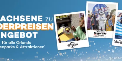 Erwachsene zu Kinderpreisen Angebot für Orlando Themenparks & Attraktionen Erwachsene zu Kinderpreisen Angebot auf Orlando Themenparks & Attraktionen