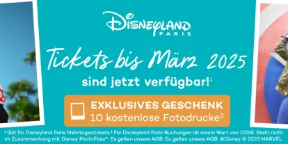 Disneyland Paris Tickets bis März 2025 buchen!