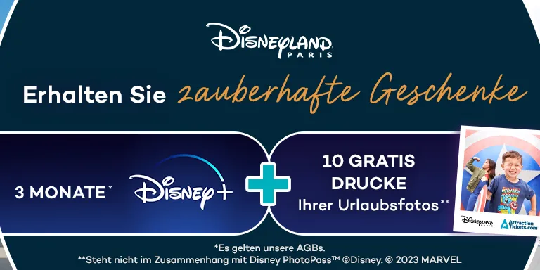 Zauberhafte Geschenke für Ihre Disneyland Paris Buchung