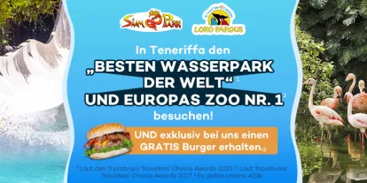 Erhalten Sie einen gratis Burger mit Ihren Siam Park Tickets