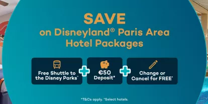 Buy a Disneyland Paris Area Hotel from AttractionTickets.com