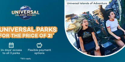 Get a Universal Orlando 3 Park ticket for the same price as a 2 park ticket