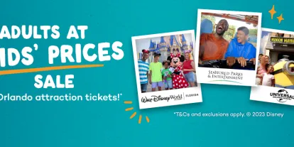 Get adult Orlando attraction Tickets at Kids Prices