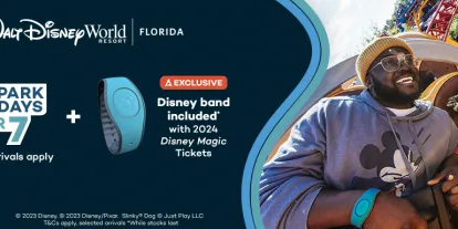 Get a free Disney MagicBand with 2024 Disney Magic Tickets and Combos