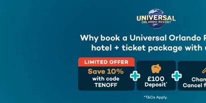Get 10% Off Universal Orlando Hotel Packages with Code TENOFF