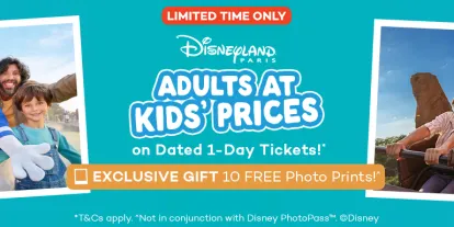 Disneyland Paris Adults at Kids Prices