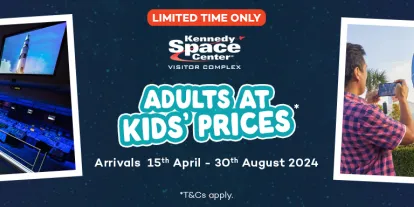 Kennedy Space Center Admission - Adults at Kids' Prices PROMO