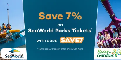Get 7% off Orlando attraction tickets with code SAVE7