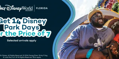 Get 14 Disney Park Days for the Price of 7
