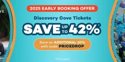 Save 25% on 2025 Discovery Cove Tickets