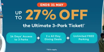Recieve up to 27% off SeaWorld Ultimate Tickets - only until 31st May!