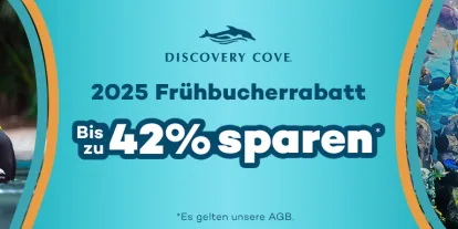 Sparen Sie bis zu 42% auf Discovery Cove Tickets für 2025