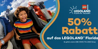 50% Rabatt auf LEGOLAND Florida Resort Tickets