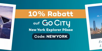 10% Rabatt auf Go City: New York Explorer Pässe sichern 10% Rabatt auf Go City: New York Explorer Pässe sichern