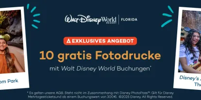 10 gratis Fotodrucke mit Walt Disney World Mehrtagesbuchungen 10 gratis Fotodrucke mit Walt Disney World Mehrtagesbuchungen