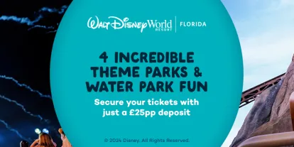 Experience 4 incredible theme parks when you purchase a walt disney world ticket