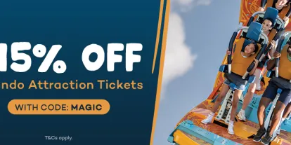 Save up to 15% on Orlando attraction tickets using code MAGIC