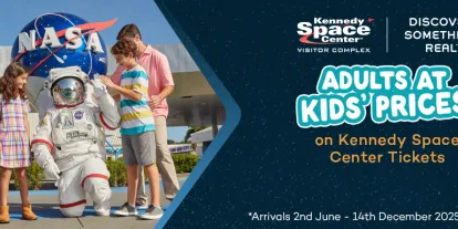 Adults at Kids' Prices at Kennedy Space Center
