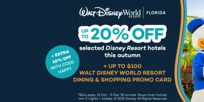 Last Minute Autumn Savings + $100 Promo Card
