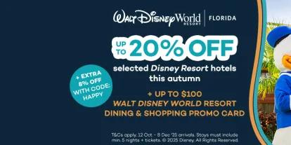 Last Minute Autumn Savings + $100 Promo Card