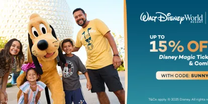 Save up to 15% on Disney Magic Tickets and Combos using code SUNNY