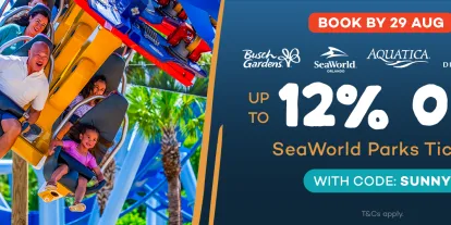 Get up to 12% OFF SeaWorld Orlando Tickets with Code SUNNY