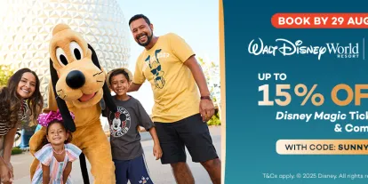 Save up to 15% on Disney Magic Tickets and Combos using code SUNNY - LAST CHANCE BOOK BY 29 AUGUST