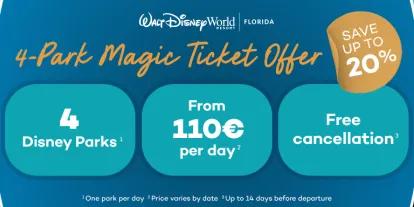 Disney 4-Park Magic Offer Ticket