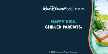 An image of a mum and daughter in a lazy river titled Happy Kids. Chilled Parents.