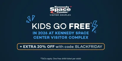 Kennedy Space Center Buy an Adult Get a Child Free Promo