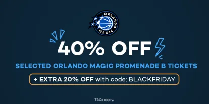 Orlando Magic Black Friday Promo | 40% Off Select Promenade B Seats