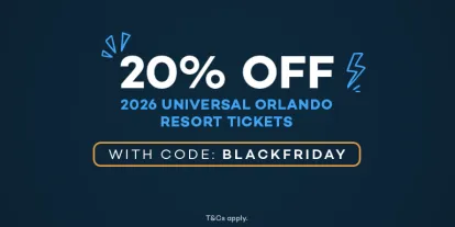 Black Friday Sale | 20% OFF 2026 Universal Orlando Tickets
